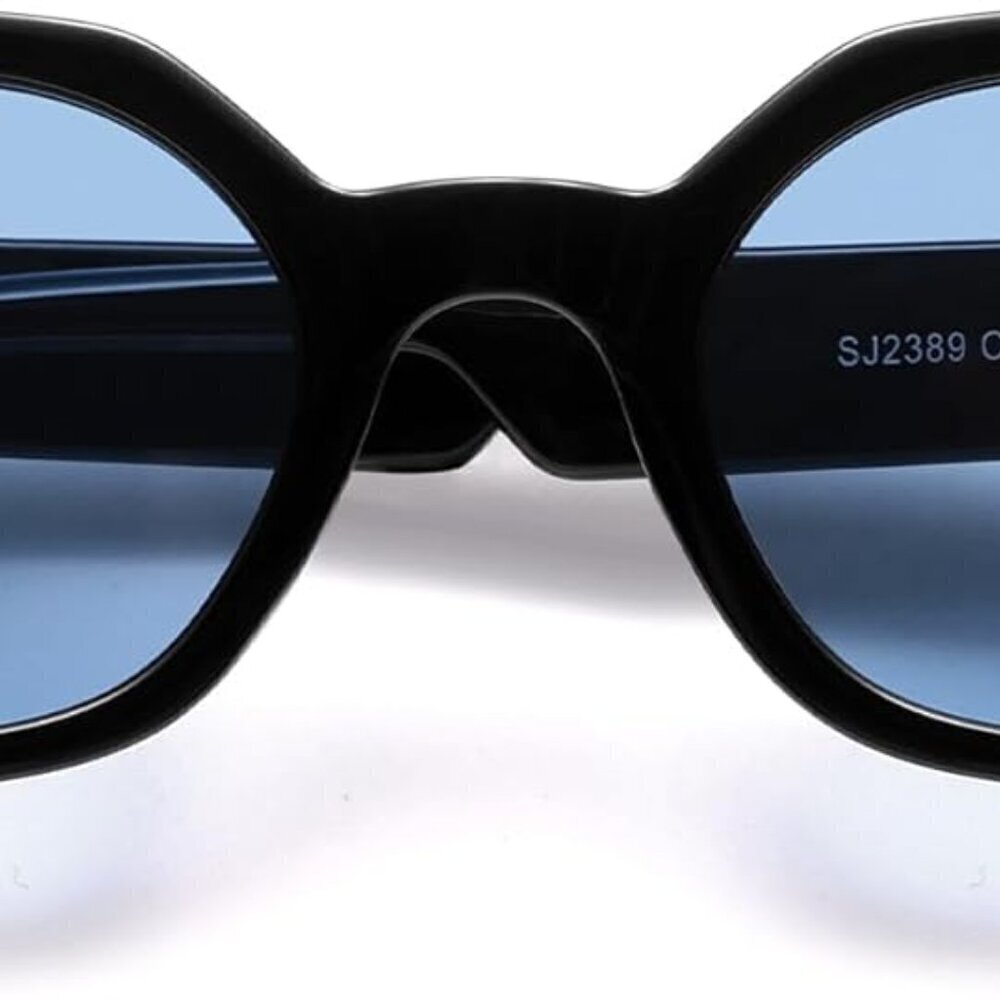 Retro Polarized Hexagon Sunglasses UV400 UV Protection Trendy Unisex Shades